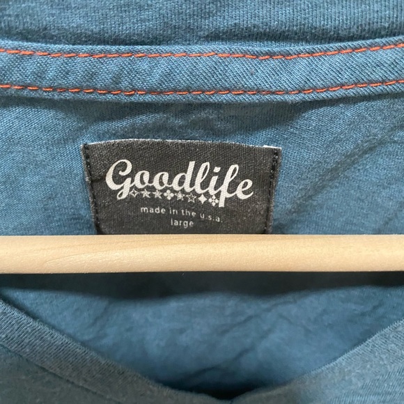 Blue Good life v-neck - Picture 3 of 3